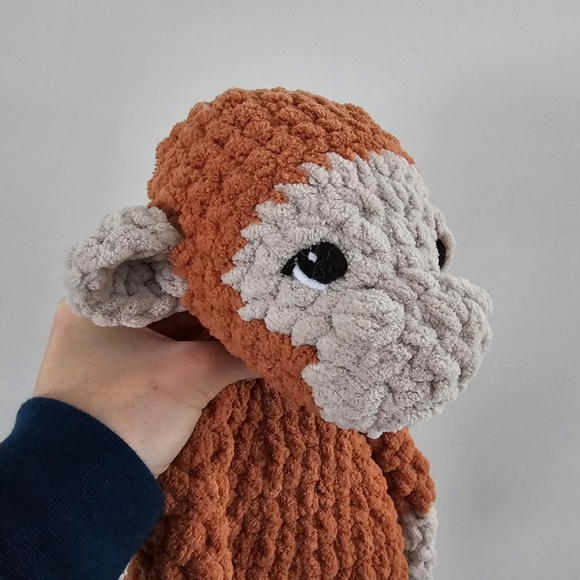 Custom handmade Crochet Monkey Lovey. Made by me! 😍 - Picture 3 of 6